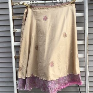 Magic wrap skirt, maxi skirt, boho skirt